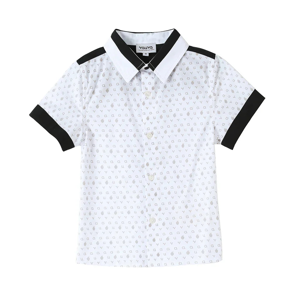 VAUVA Vauva 2022 - Logo Print Shirt/ Shorts Set Suits & Waistcoats