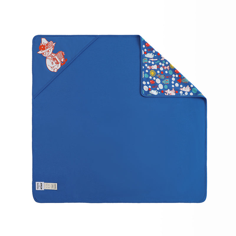 Vauva x Moomin FW22 - Cotton Blanket (Blue) product image front 