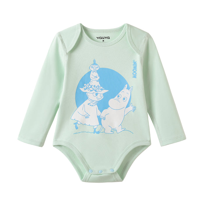 Vauva X Moomin 圖案印花連體衣
