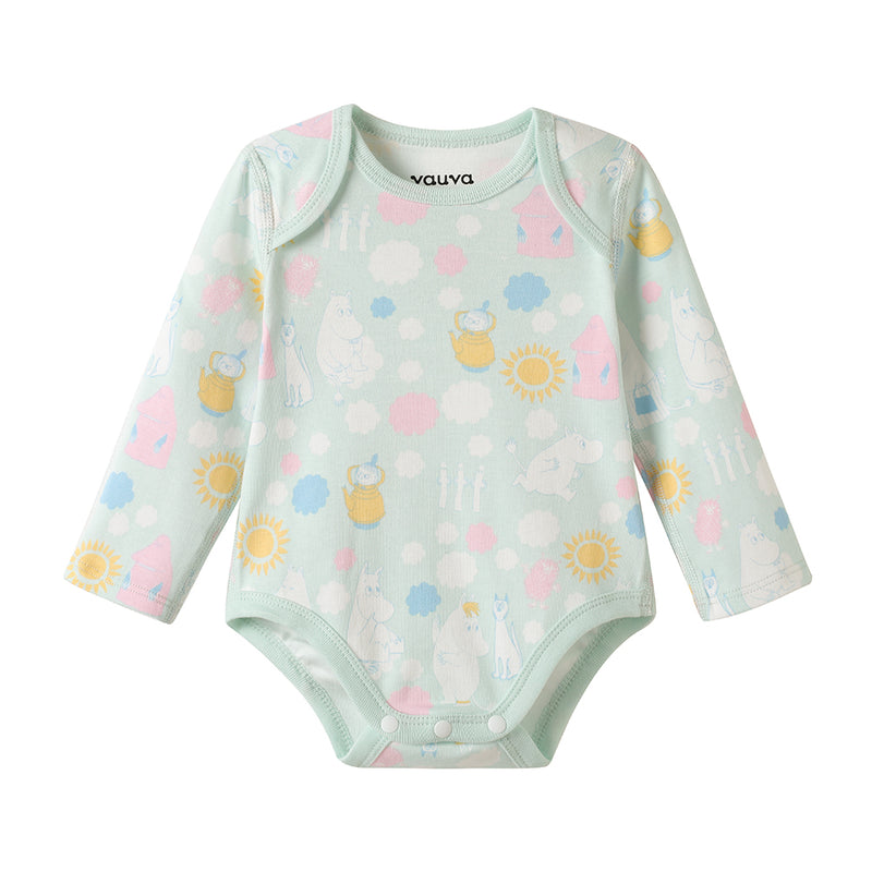 Vauva x Moomin All-over Print Long Sleeves Bodysuit product image front 