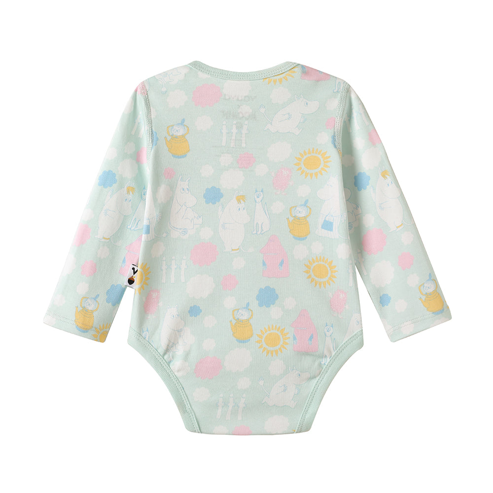 Vauva x Moomin All-over Print Long Sleeves Bodysuit product image back