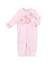 VAUVA Vauva Baby Girls Flowers 2 Way Long Sleeves Bodysuit and Robe Organic Cotton - Pink Bodysuit
