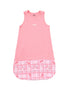 VAUVA Vauva Baby Girls Flowers on Checked Sleeping Bag Organic Cotton Sleeping Bags