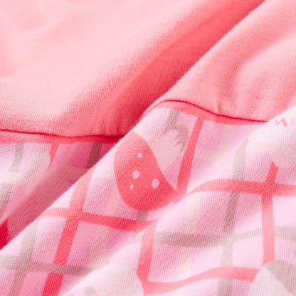 VAUVA Vauva Baby Girls Flowers on Checked Sleeping Bag Organic Cotton Sleeping Bags