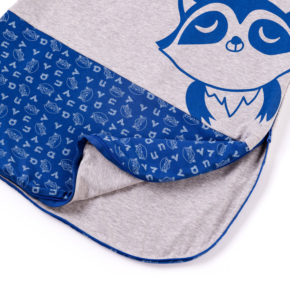 VAUVA Vauva Baby Boys Raccon Pattern Sleeping Bag Organic Cotton Sleeping Bags