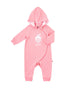 VAUVA Vauva Baby Girls Lovely Nuts Hooded Long Sleeves Bodysuit Bodysuit
