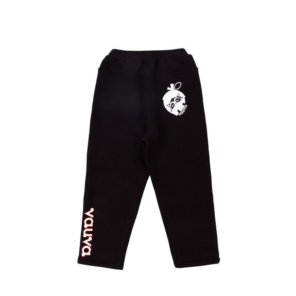 VAUVA Vauva Boys Puffy Raccoon Causal Long Pants - Black Bottoms