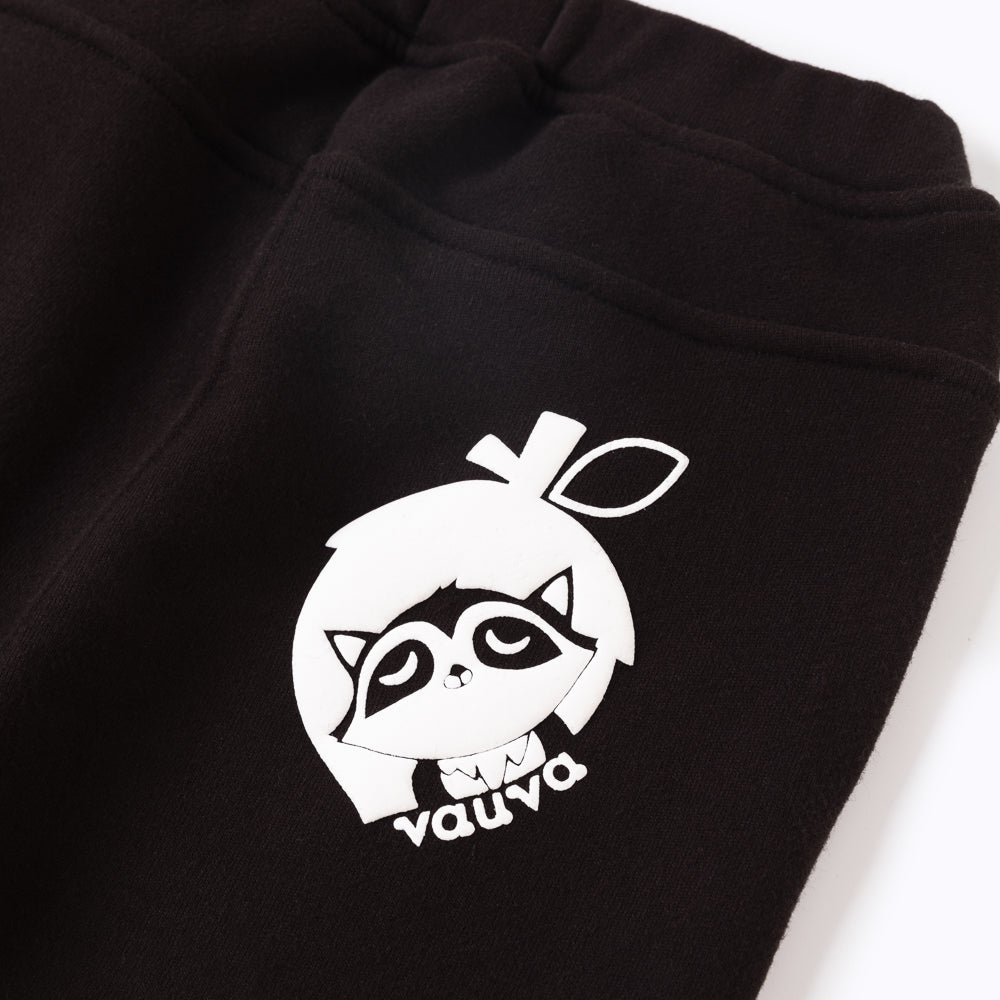 VAUVA Vauva Boys Puffy Raccoon Causal Long Pants - Black Bottoms