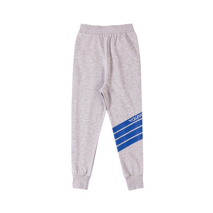 VAUVA Vauva Boys 4 Stripes Causal Long Pants - Grey Bottoms