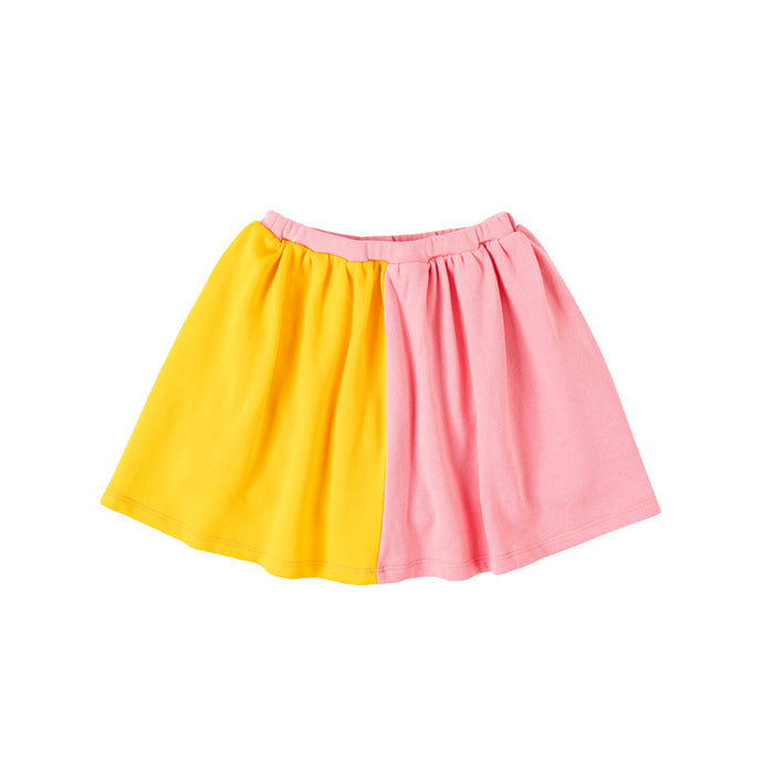 Vauva 粉色 & 黃色刺繡女童花裙