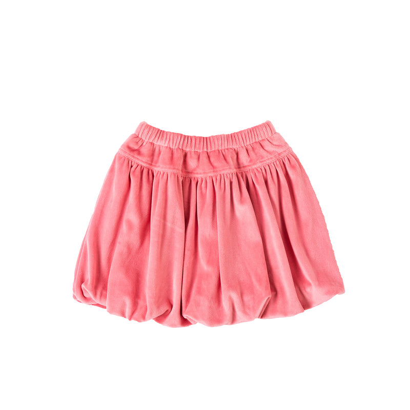 VAUVA Vauva Girls Leisure Velvet Pink Skirt Bottoms