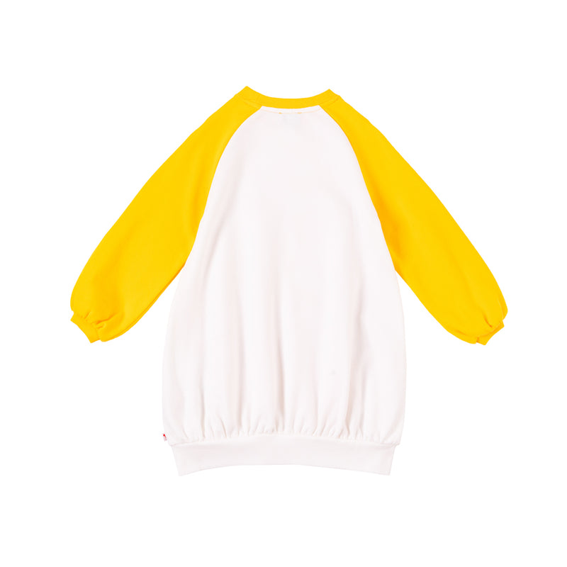 Vauva Girls Coffee Mug and Flowers Sweatshirt - Yellow - My Little Korner