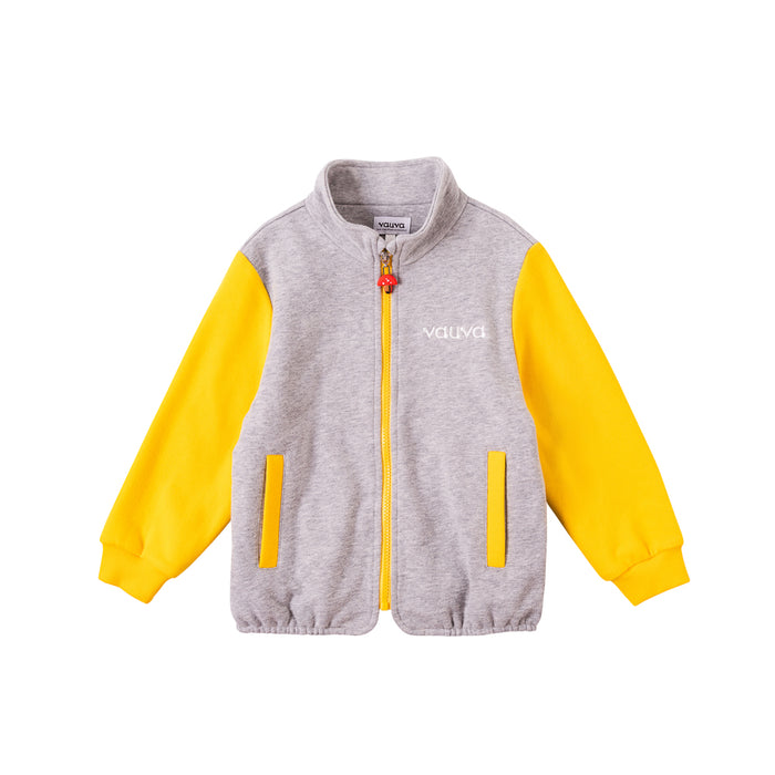 VAUVA Vauva Girls Grey and Yellow Leisure Style Jacket Jacket