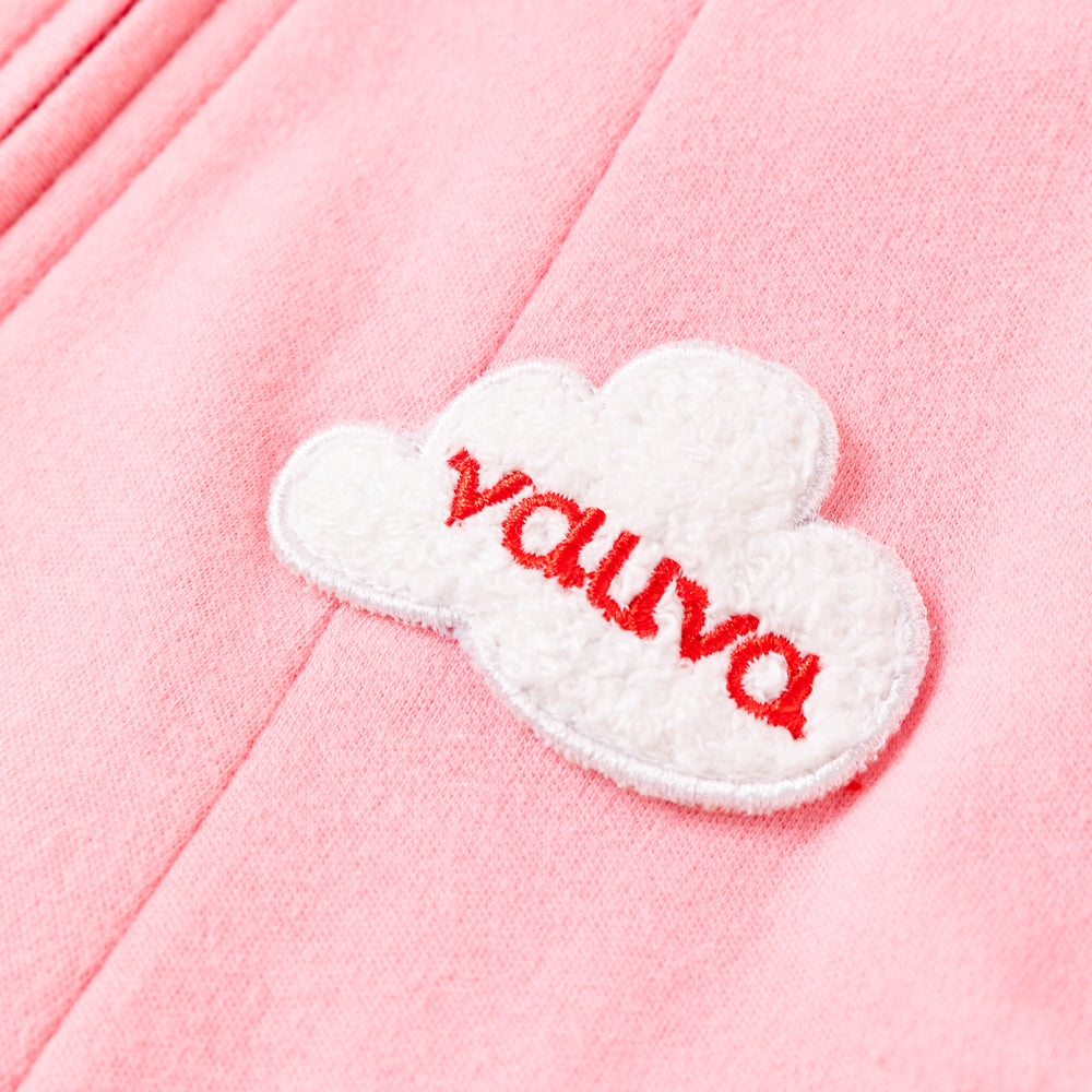 VAUVA Vauva Girls Patchwork Ruffled Jacket with Round Collar Jacket