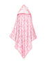 VAUVA Vauva Baby Girls Love and Flowers on Checked Organic Cotton Blanket Blanket