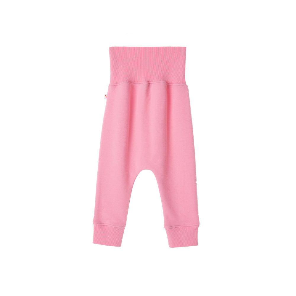 VAUVA Vauva Baby Girls Flowers High Waist Pants - Pink Bottoms