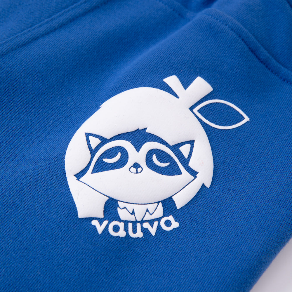 VAUVA Vauva Boys Puffy Raccoon Causal Long Pants - Blue Bottoms