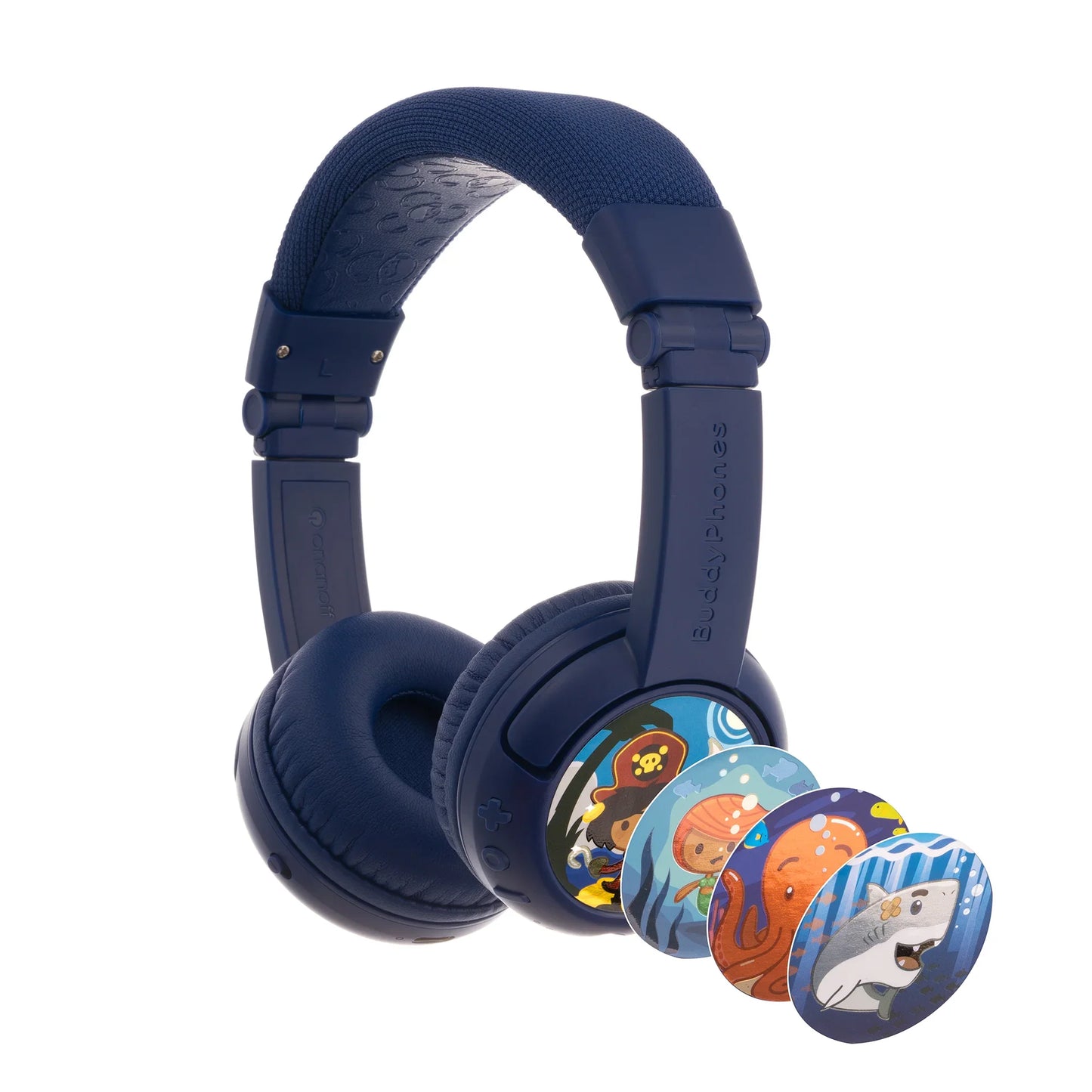 Onanoff Onanoff BuddyPhones Play+ (Deep Blue) Headphones & Headsets