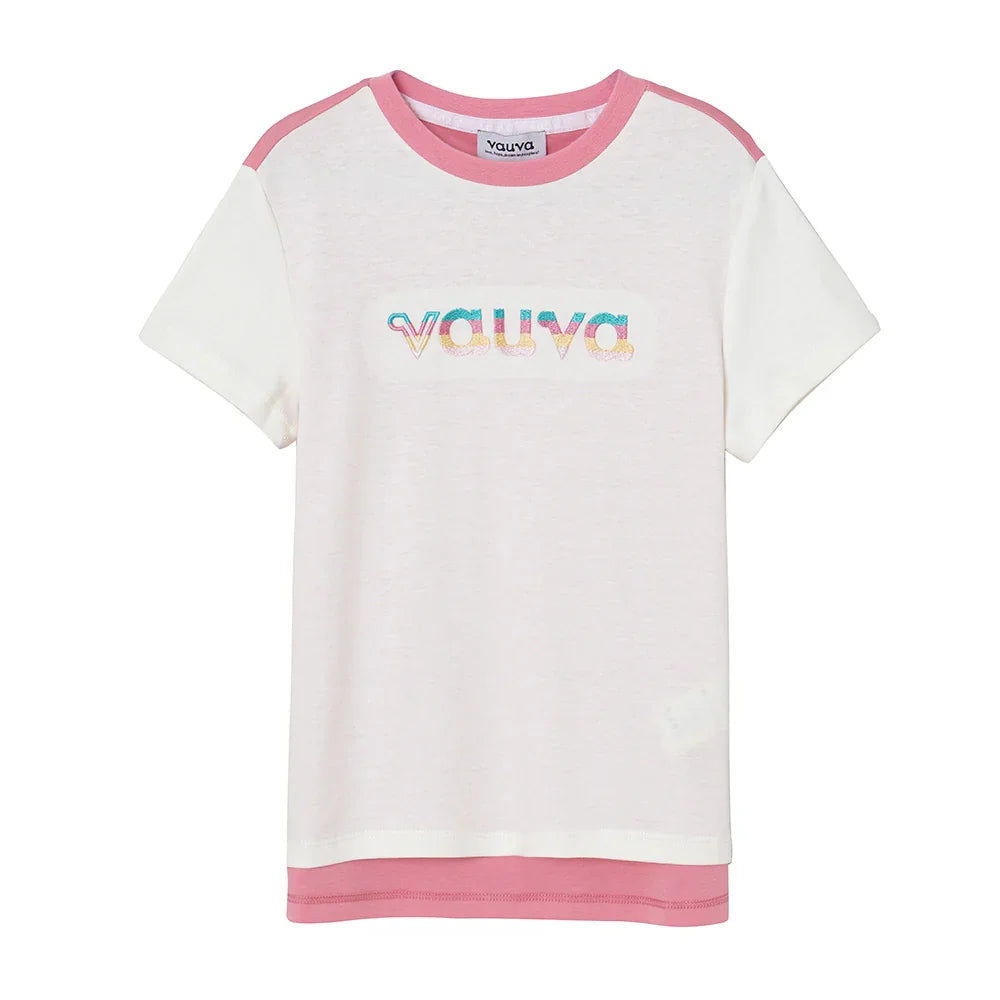 VAUVA Vauva 2022 - Vauva Logo Embroidered T-shirt Tops