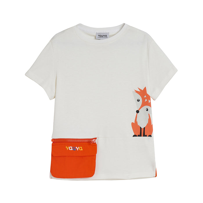 Vauva 2022 - Fox Pocket T-Shirt - My Little Korner