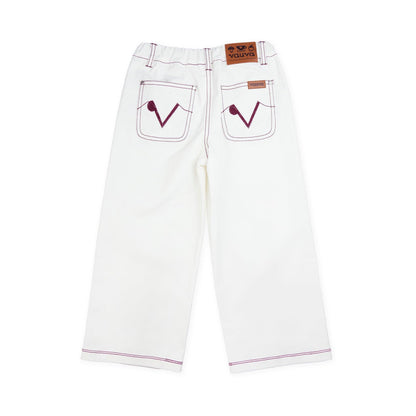 VAUVA Vauva Kids Straight Pants - White Fashion