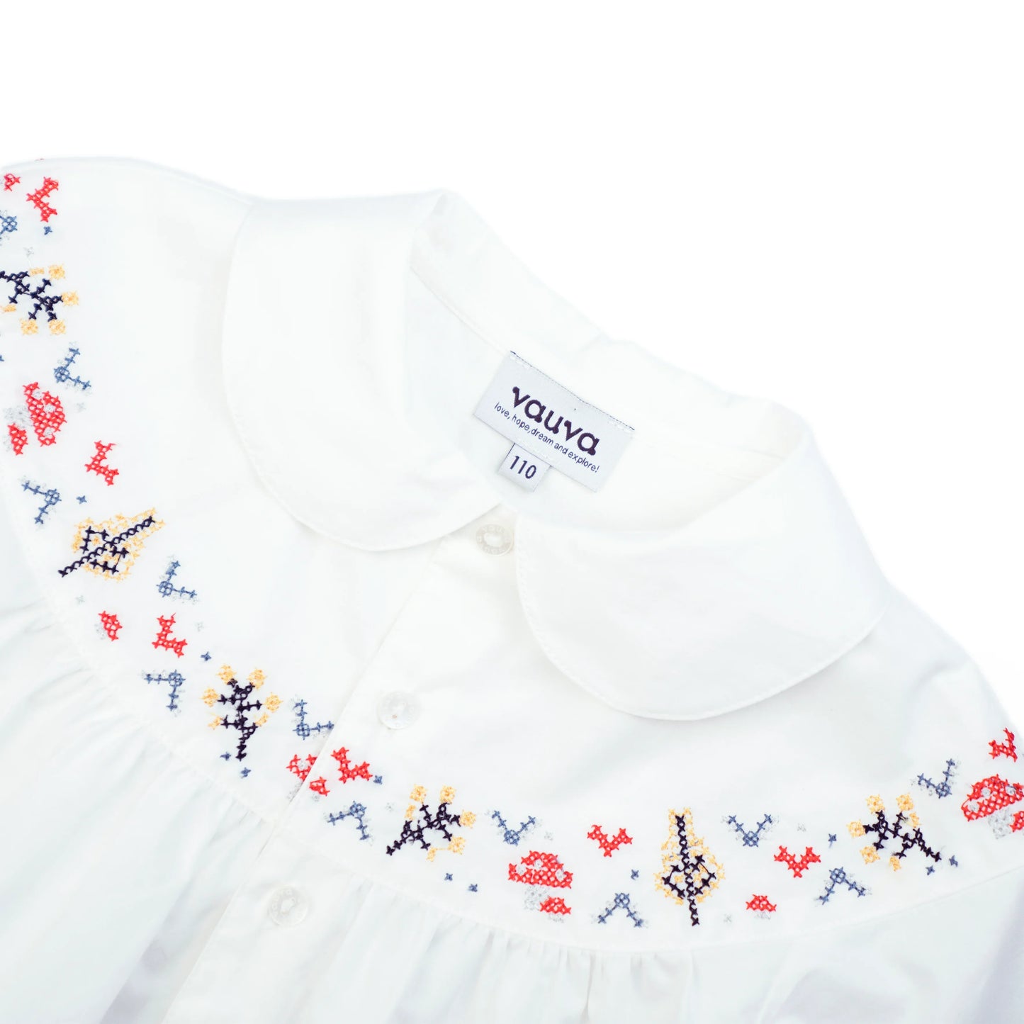 VAUVA Vauva Girls Fantasy Forest Casual Shirt - White Fashion