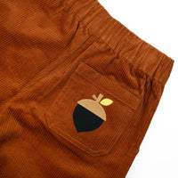 Vauva Girls Corduroy Wide-Leg Pants - Orange