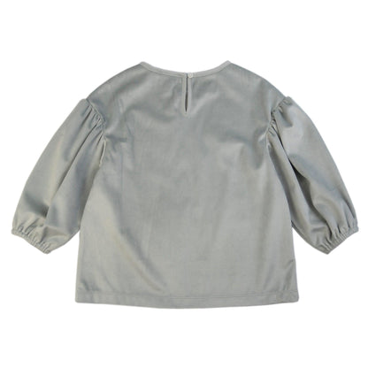 VAUVA Vauva Girls Cloud Velvet Top - Grey Fashion