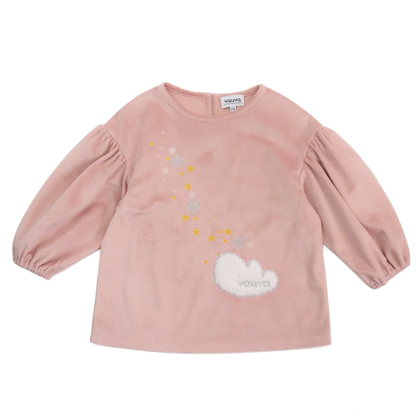 VAUVA Vauva Girls Cloud Velvet Top - Pink Fashion