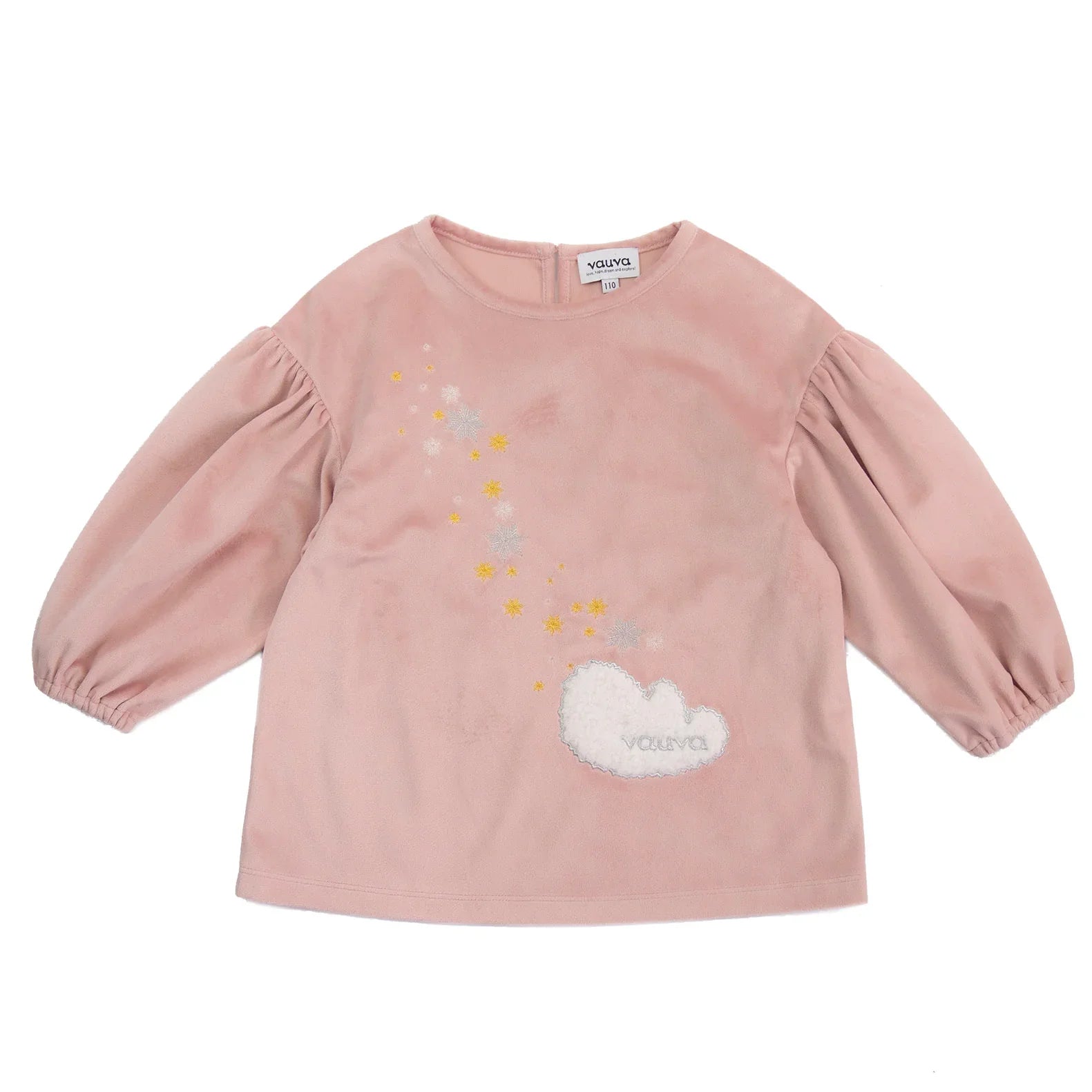 VAUVA Vauva Girls Cloud Velvet Top - Pink Fashion
