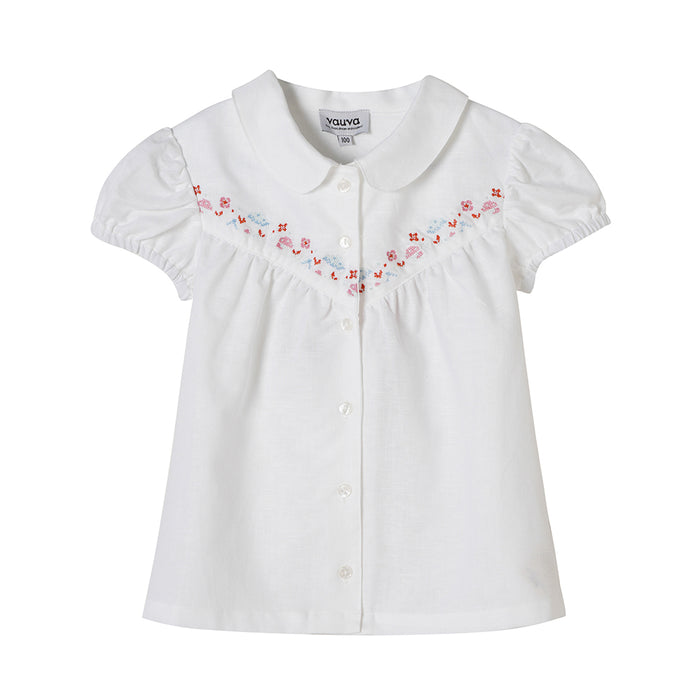 VAUVA Vauva 2022 - Short Sleeves Embroidered Shirt Tops