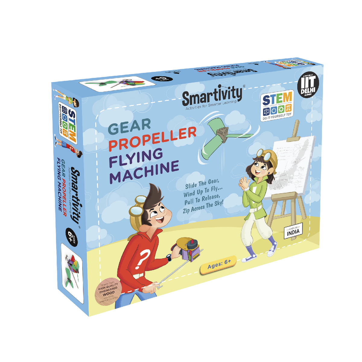 Smartivity - Gear Propeller Flying Machine Toy product image 1