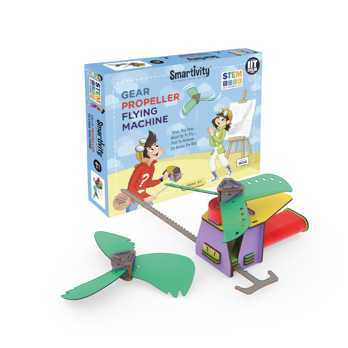 Smartivity - Gear Propeller Flying Machine Toy product image 2