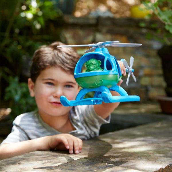Green Toys - Helicopter (Blue) - My Little Korner