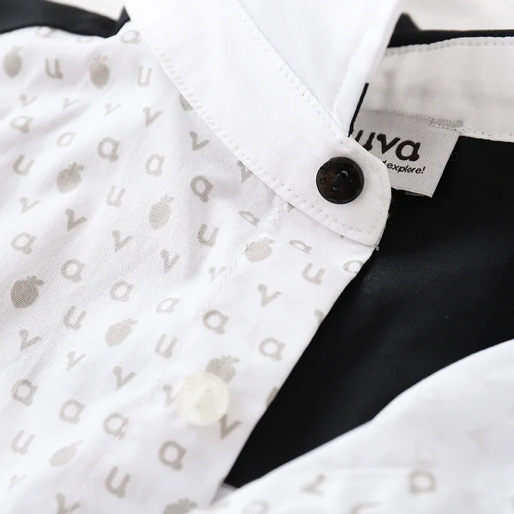 VAUVA Vauva 2022 - Logo Print Shirt/ Shorts Set Suits & Waistcoats