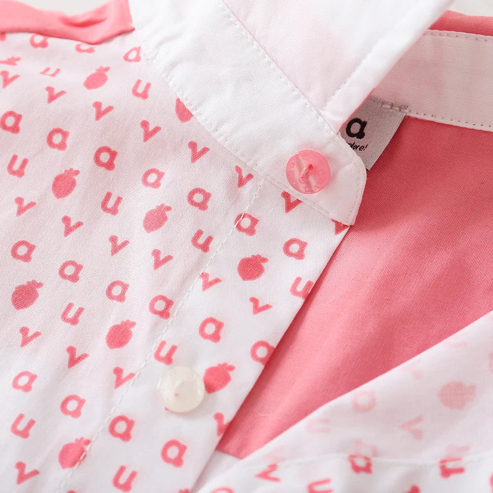 VAUVA Vauva 2022 - Logo Print Shirt/ Shorts Set Suits & Waistcoats