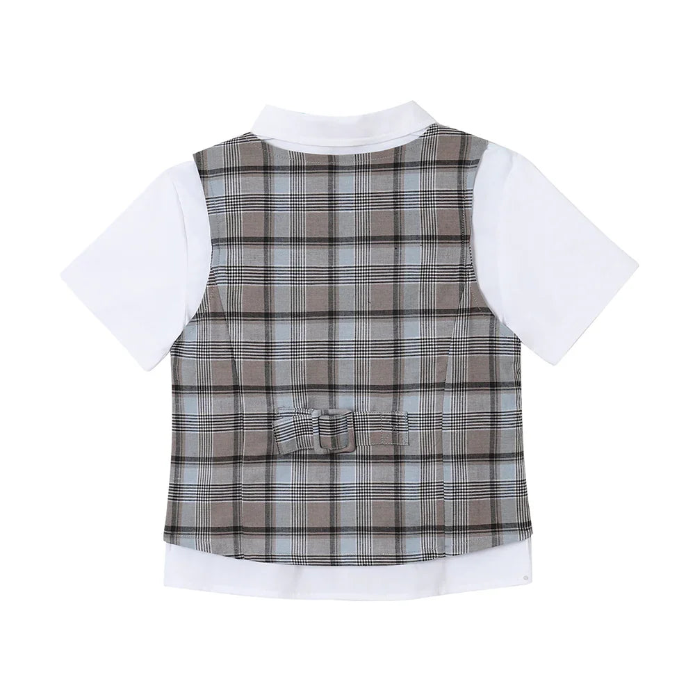 VAUVA Vauva 2022 - Shirt With Faux Layered Waistcoat Suits & Waistcoats