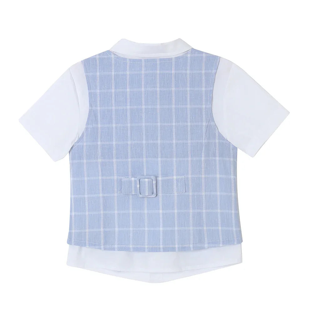 VAUVA Vauva 2022 - Shirt With Faux Layered Waistcoat Suits & Waistcoats