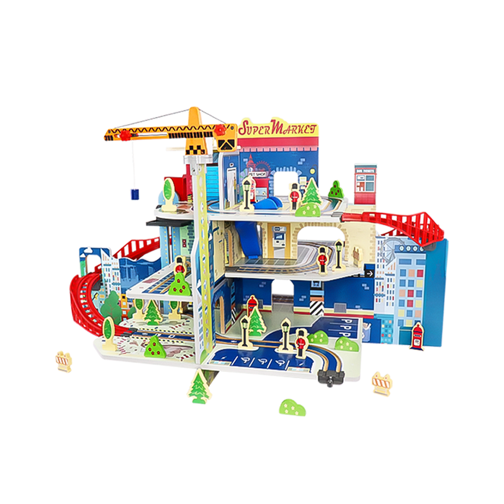 Leo & Friends Leo & Friends - London Railway Station Wooden Toy