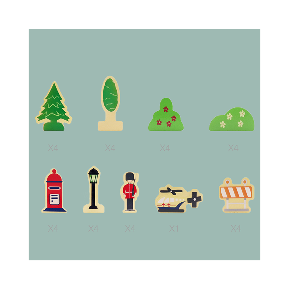 Leo & Friends Leo & Friends - London Railway Station Wooden Toy