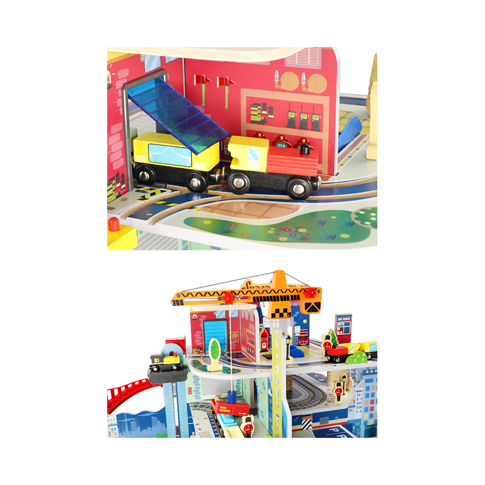 Leo & Friends Leo & Friends - London Railway Station Wooden Toy