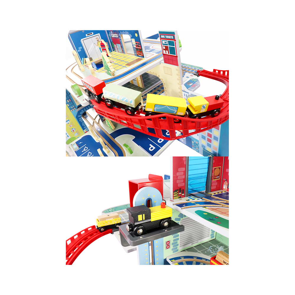 Leo & Friends Leo & Friends - London Railway Station Wooden Toy