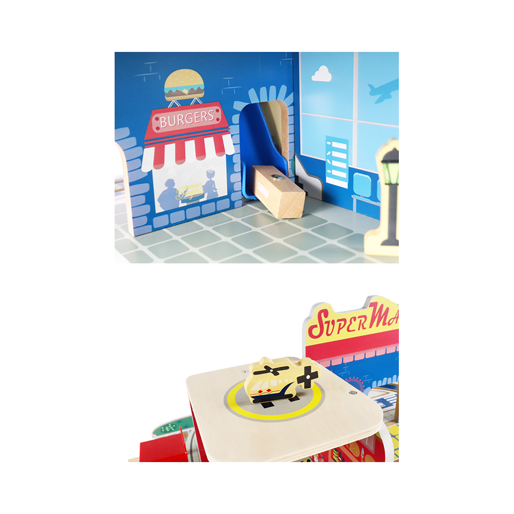 Leo & Friends Leo & Friends - London Railway Station Wooden Toy