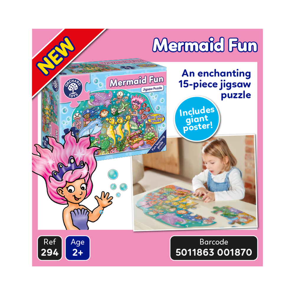 Orchard Toys Orchard Toys - Mermaid Fun Puzzle Puzzles