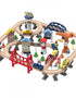 Leo & Friends Leo & Friends - Railway City Set 100 pcs Wooden Toy