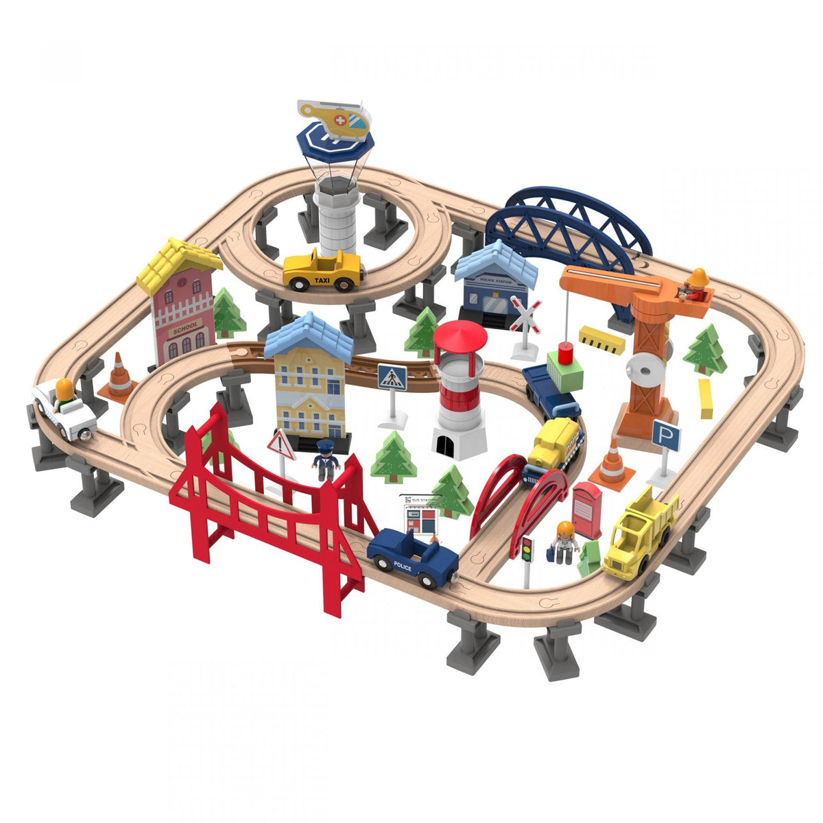 Leo & Friends - Railway City Set 100 pcs product image