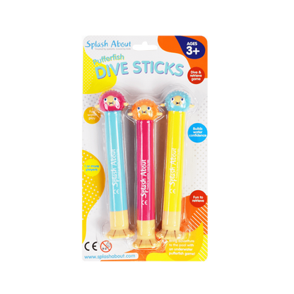 Splash About Splash About - Latex Puffer Fish Dive Sticks (Pack of 3) Accessories