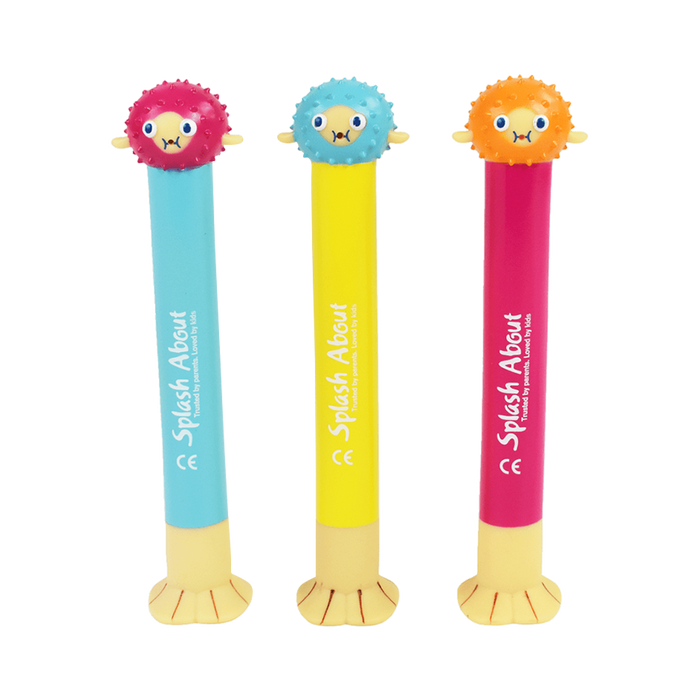 Splash About - Latex Puffer Fish Dive Sticks (Pack of 3)