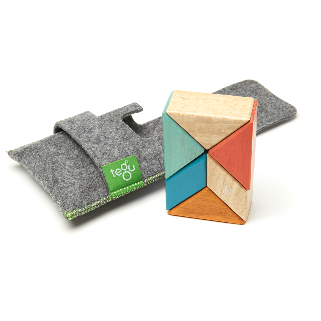 Tegu Tegu - Pocket Pouch Prism (Sunset) Wooden Toy