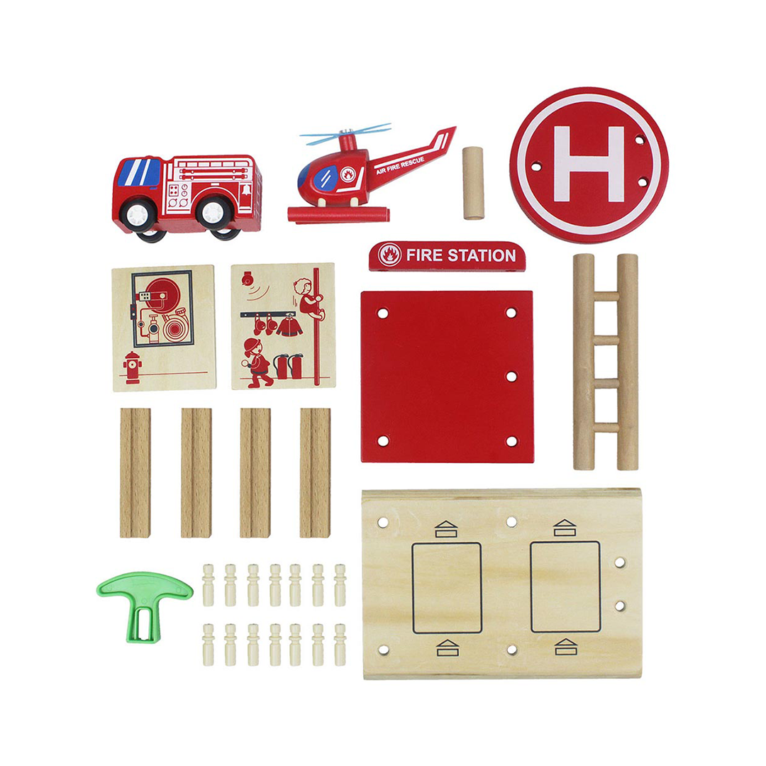 Udeas Udeas QPACK-Fire Station Learning Toys